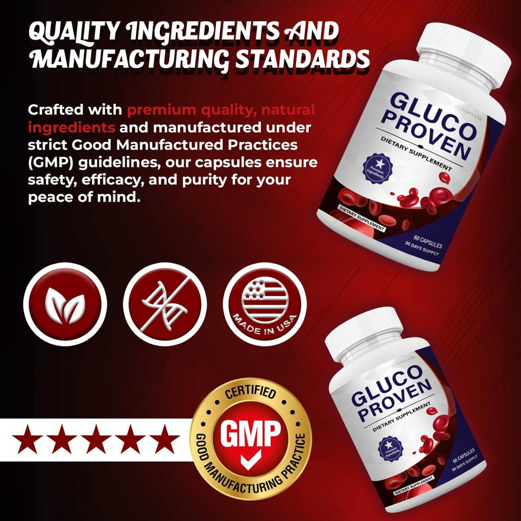 Gluco Proven Capsules - Gluco Proven Advanced Capsules (5 Pack, 300 Capsules)