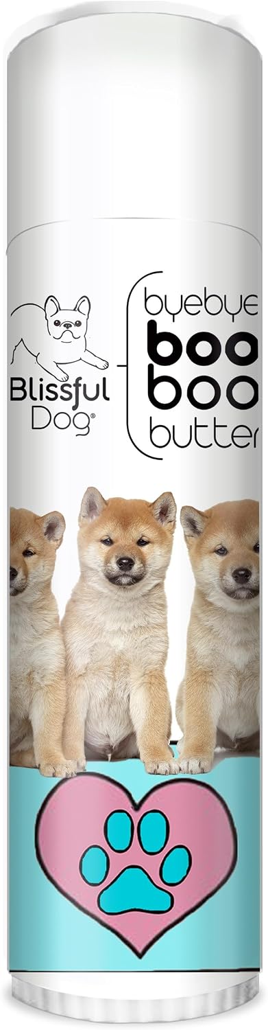 The Blissful Dog Bálsamo Booboo Butter para Shiba Inu - Tubo de 0.50 oz