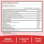 Suplemento de Fisetina 2000mg con Quercetina, Resveratrol y NAD - Uarcool (60 Cápsulas)