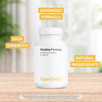 Supersmart Alkaline Formula - Fórmula Avanzada con Fosfato de Potasio, Calcio y Citrato de Magnesio - Equilibrio del pH - 60 Comprimidos