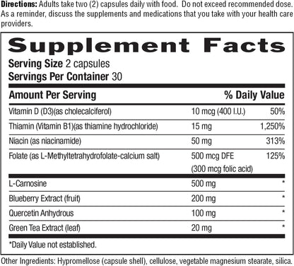 Country Life Ageless Theory Cápsulas – Vitaminas del grupo B: Involucradas en el metabolismo energético y la – Image 6