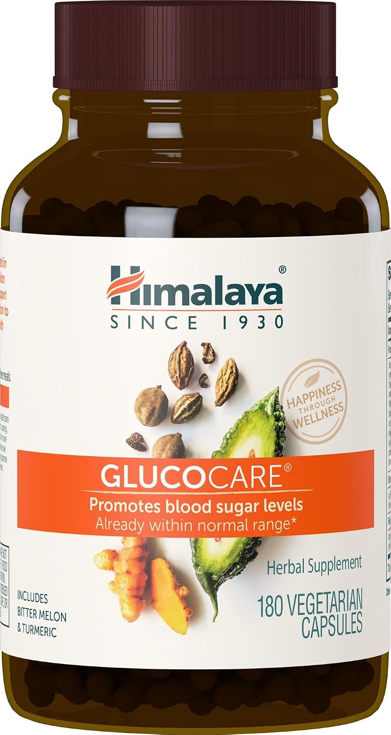 Himalaya GlucoCare – 90 Cápsulas – Apoyo al Metabolismo de la Glucosa