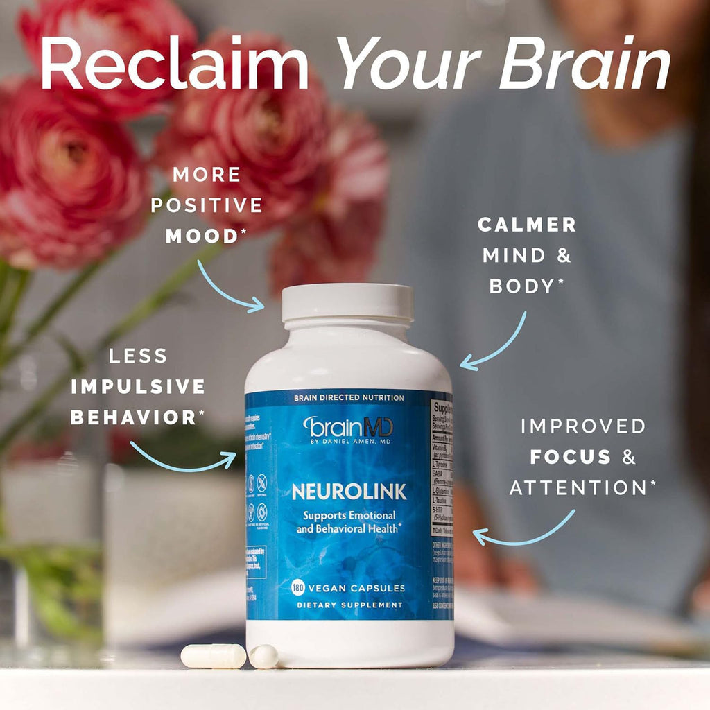 NeuroLink BRAINMD - 180 Cápsulas - Complemento para la Función Cerebral