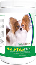 Healthy Breeds Papillon Multi-Tabs Plus - Comprimidos Masticables para Perros (365 unidades)