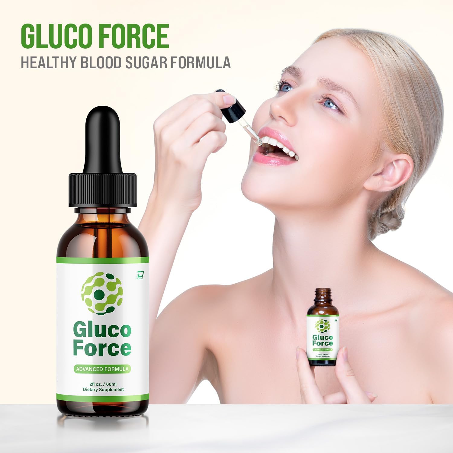Gluco Force Healthy Formula – Fórmula Saludable con Extractos Naturales, Líquido de Alta Potencia (5 Paquete – 5 Meses de Suministro)