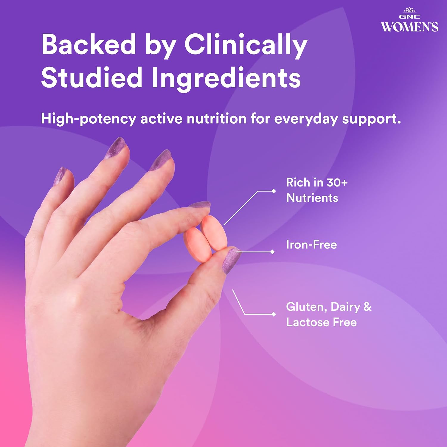 GNC Multivitamínico Active para Mujeres Sin Hierro - 180 Comprimidos