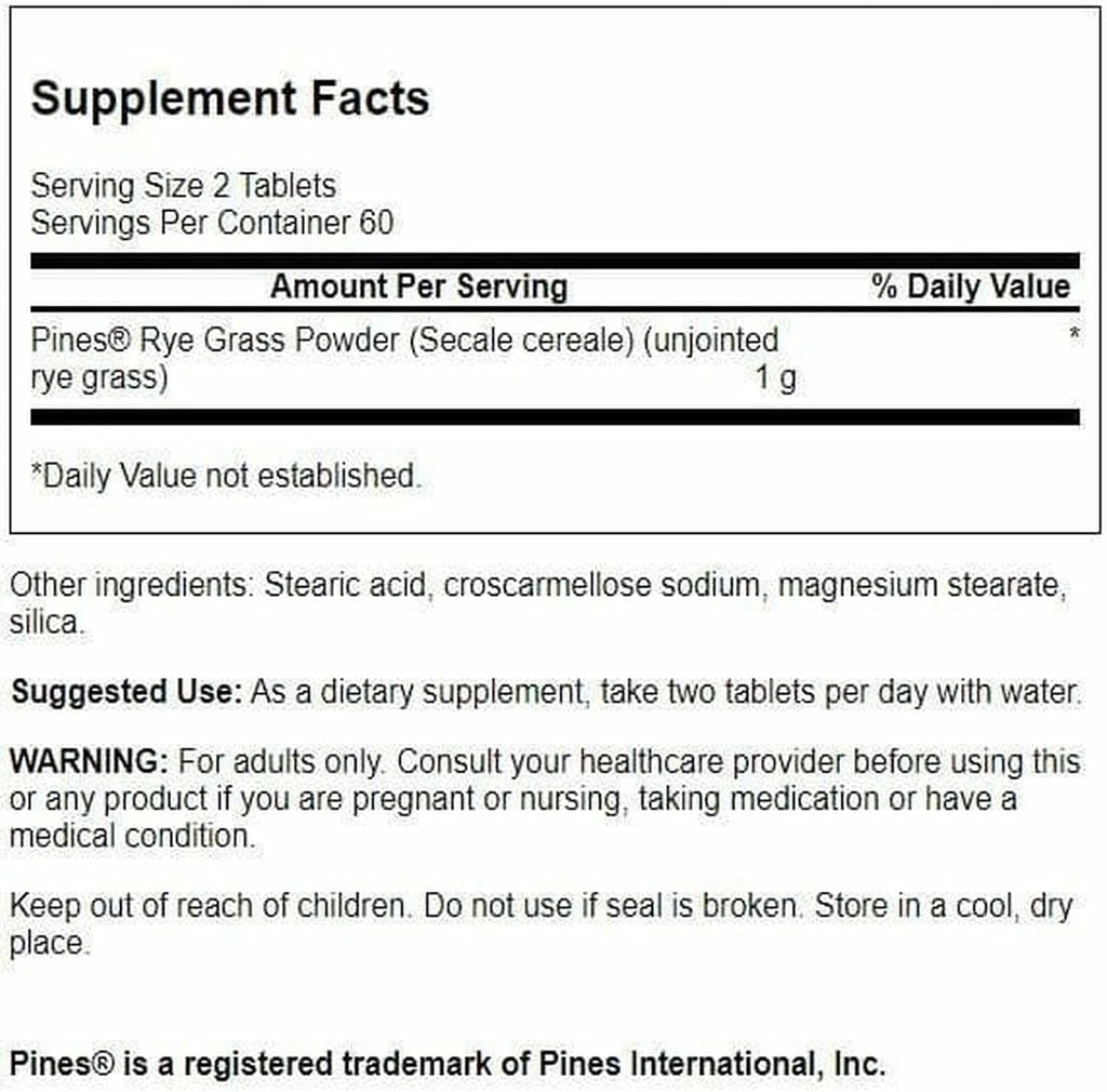 Swanson Hierba de Centeno 500 mg - 120 Comprimidos