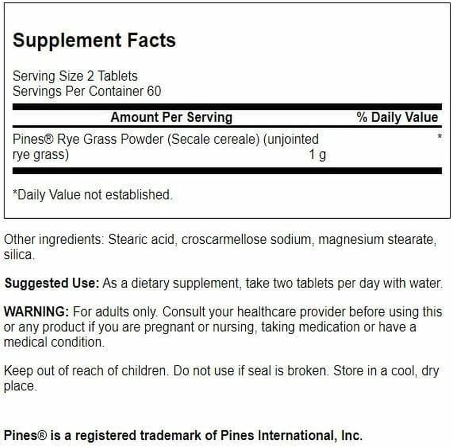 Swanson Hierba de Centeno 500 mg - 120 Comprimidos