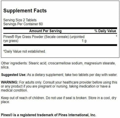 Swanson Hierba de Centeno 500 mg - 120 Comprimidos – Image 2