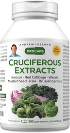 ANDREW LESSMAN Extractos de Crucíferas 180 Cápsulas