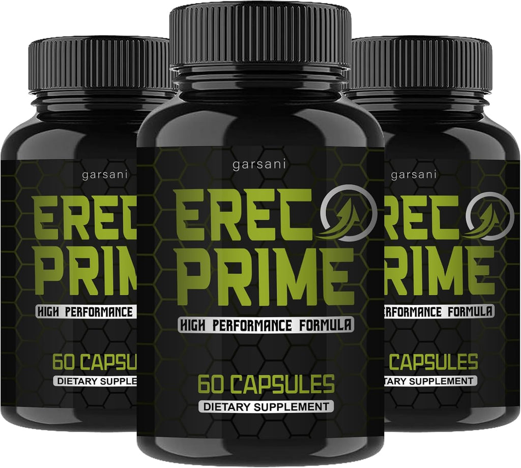 Erec Prime - Fórmula Avanzada (3 Envases, 180 Cápsulas)