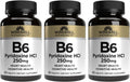 Windmill Vitamina B-6 250 mg Comprimidos (Pack de 3, 180 Comprimidos)