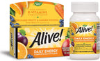 Nature's Way Alive! Multivitamínico Diario Energy 22 Vitaminas y Minerales 60 Comprimidos (Pack de 2)