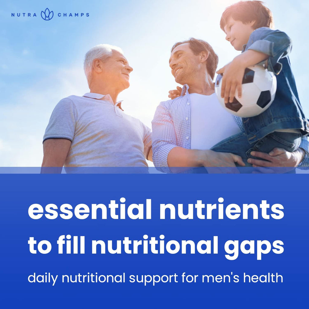 NutraChamps Multivitamínico para Hombres 14+ - Gominolas Multivitamínicas, 120 unidades