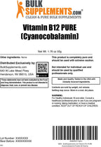 Vitamina B12 Pura en Polvo - Cianocobalamina, 50 g
