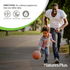NaturesPlus Biotin & Folic Acid (Folate) - 30 Sustained Release Tablets
