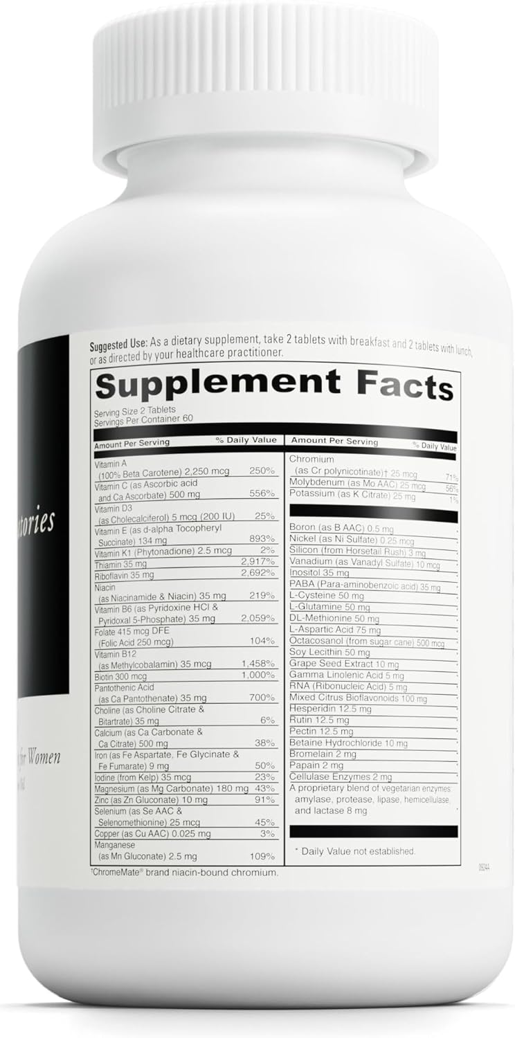 DaVinci Labs Spectra Woman - Complemento Multivitamínico y Mineral para Mujer