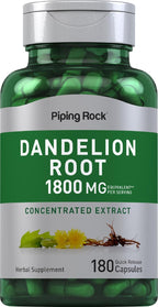 Piping Rock Dandelion Root Extract, 180 Capsules