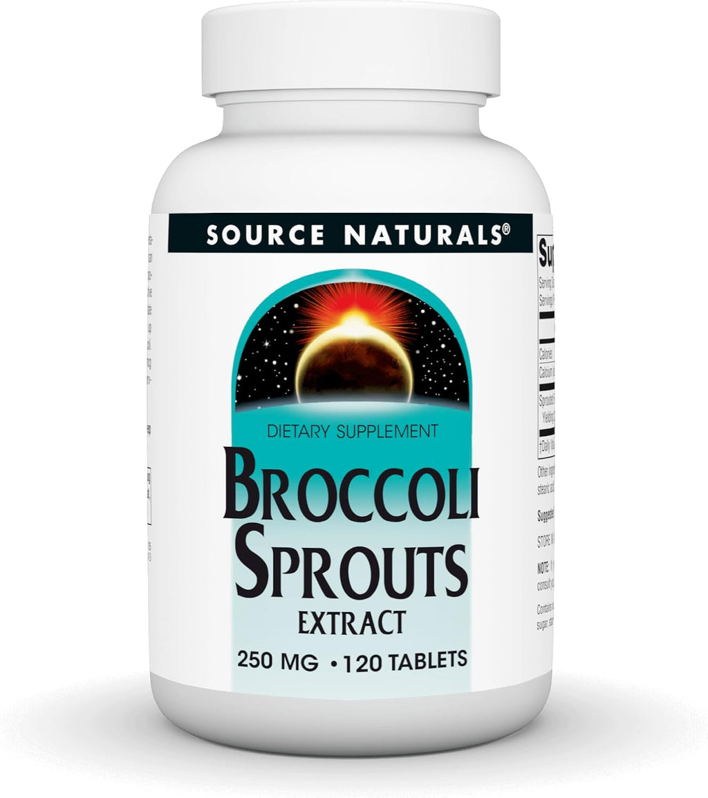 Source Naturals Broccosprouts Extract, 250 mg - 120 Tablets