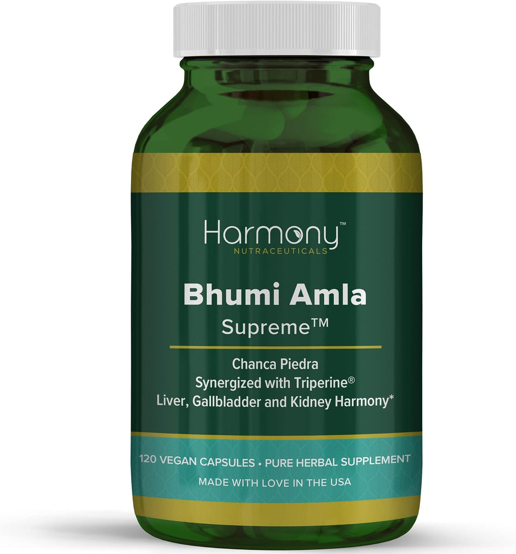 Bhumi Amla Supreme - Chanca Piedra, Suplemento Herbal para Hígado, Vesícula y Riñones