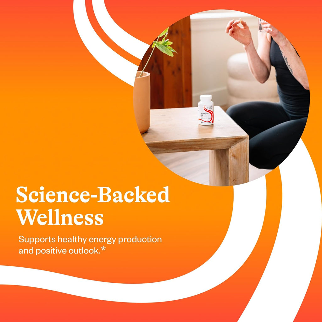Seeking Health B Complex MF – Complejo de Vitaminas B con Folato, Niacina y Ácido Folínico – 100 Cápsulas