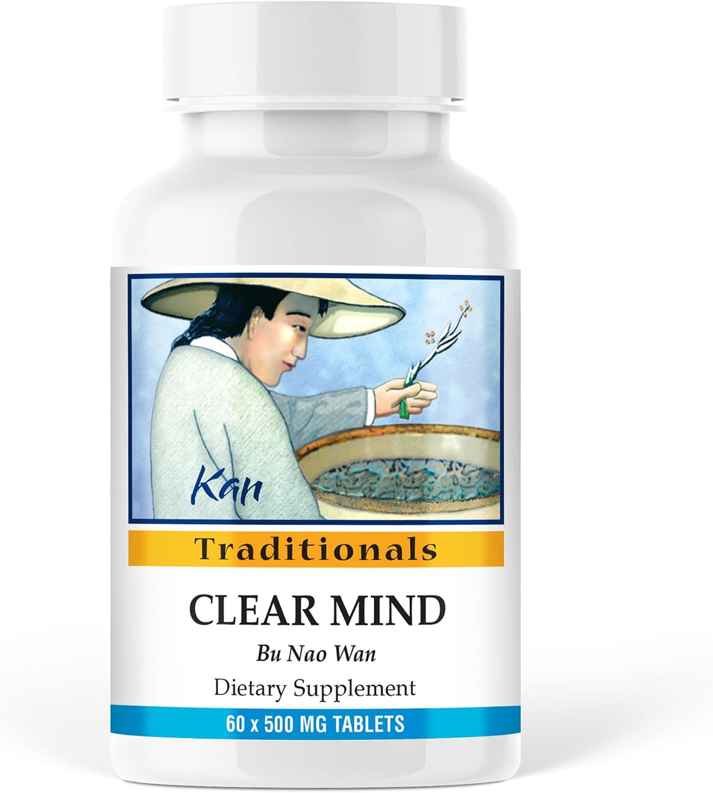 Clear Mind Formula – Mezcla herbaria tradicional china para claridad cognitiva, 120 comprimidos