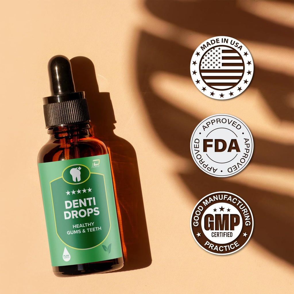 Denti Drops Pro - Gotas para Dientes y Encías, Suplemento Líquido Natural (2 Pack - Suministro para 2 Meses)