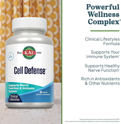 KAL Cell Defense – Complejo de Hongos y Vitaminas para el Bienestar Celular (60 Comprimidos) – Image 3