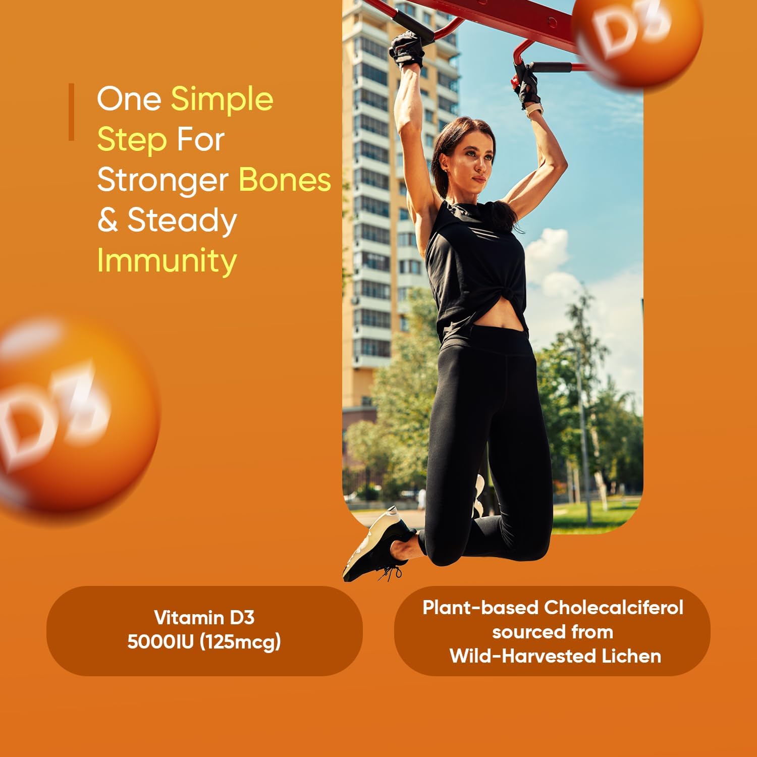 WeightWorld Vitamina D3 Vegana 5000 UI - 240 Comprimidos