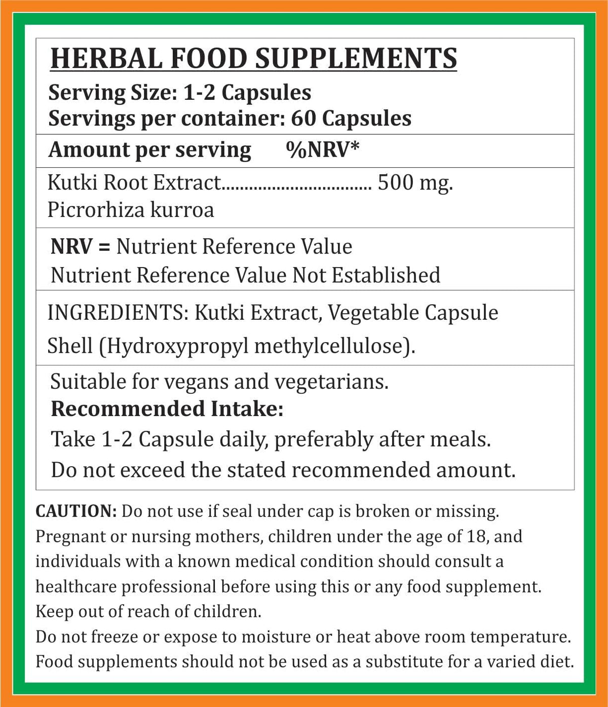 Satya Naturals Kutki Forte Cápsulas 500 mg - 60 Cápsulas Vegetales - Extracto de Kutki (Picrorhiza Kurroa) 10:1 – Image 4