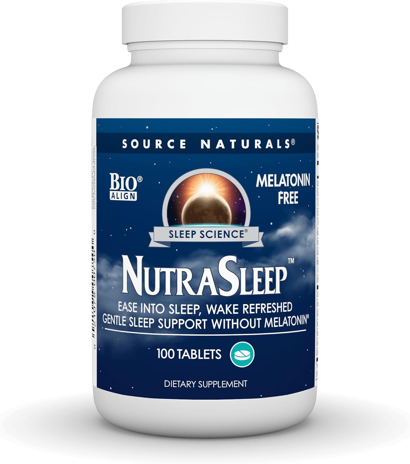 Source Naturals NutraSleep, Ayuda Suave para el Sueño sin Melatonina - 100 Comprimidos
