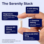 5-HTP 100mg + L-Theanina 400mg | Complemento para el Estrés y Relajación | AgeImmune