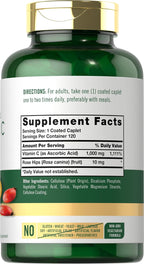 Carlyle Vitamina C 1000mg Liberación Prolongada con Rosa Mosqueta - 120 Comprimidos Vegetales