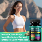 Sea Moss Black Seed Oil con Ashwagandha y Jengibre - 60 Cápsulas