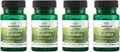 Swanson Corteza de Magnolia (200 mg, 30 Cápsulas Vegetales) - Pack de 4