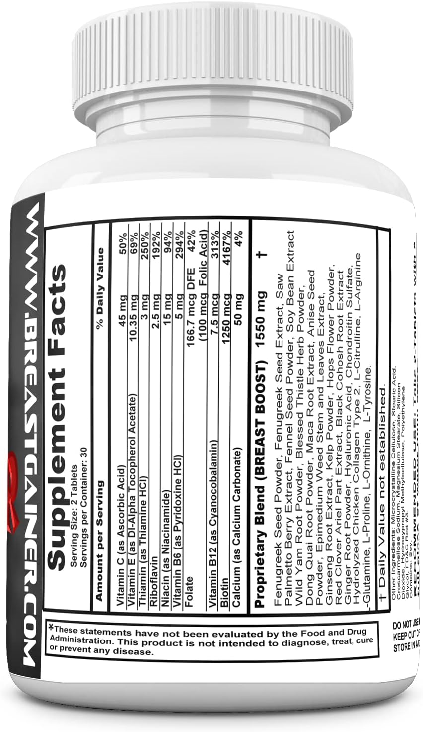 Breast Gainer Mujeres – 60 Comprimidos