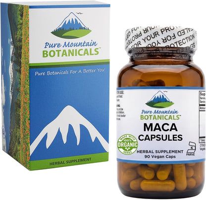 Cápsulas de Raíz de Maca Orgánica de Perú - 1000mg - Mezcla Cruda y Gelatinizada - 90 Cápsulas Veganas Kosher – Image 2