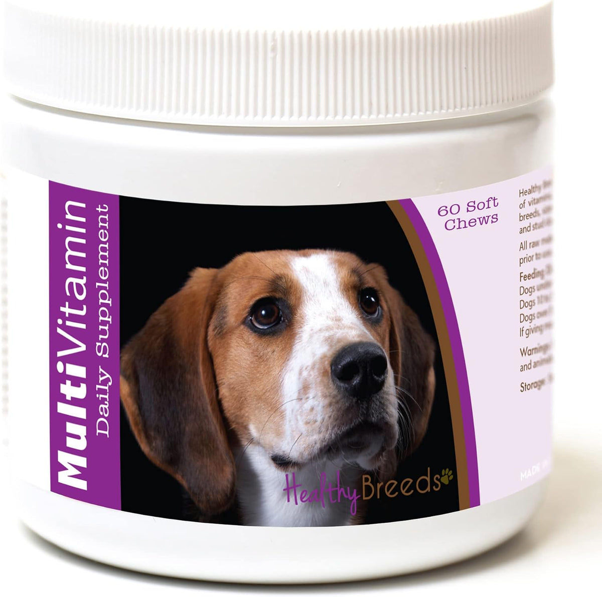Healthy Breeds American English Coonhound Multivitamínico en Masticables Blandos 60 uds – Image 1