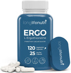 L-Ergothioneine 25mg - 120 Cápsulas Vegetarianas, Suministro para 4 Meses, Suplemento Antioxidante