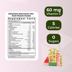 Youngevity Kidsprinklz Multivitamínico en Polvo Sabor Sandía - Multivitaminas y Probióticos para Niños - 30 Dosis