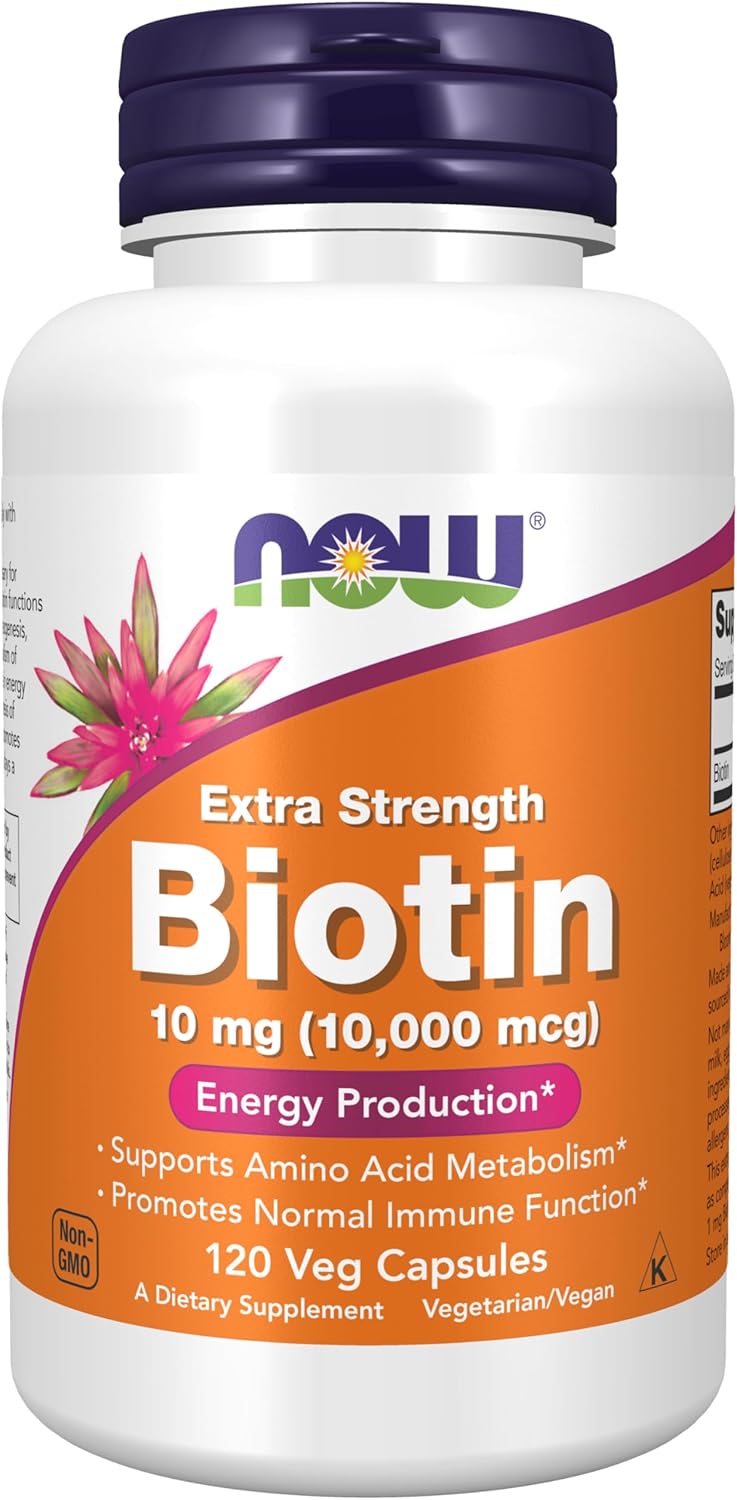 NOW Foods, Biotina 1.000 mcg, 100 Cápsulas