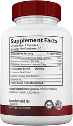 Gold Nutra Boost Up Capsules, Boost Up Pills, All Natural Supplement, BoostUp Maximum Strength Pastillas 60 Capsules per Bottle (2 Pack)