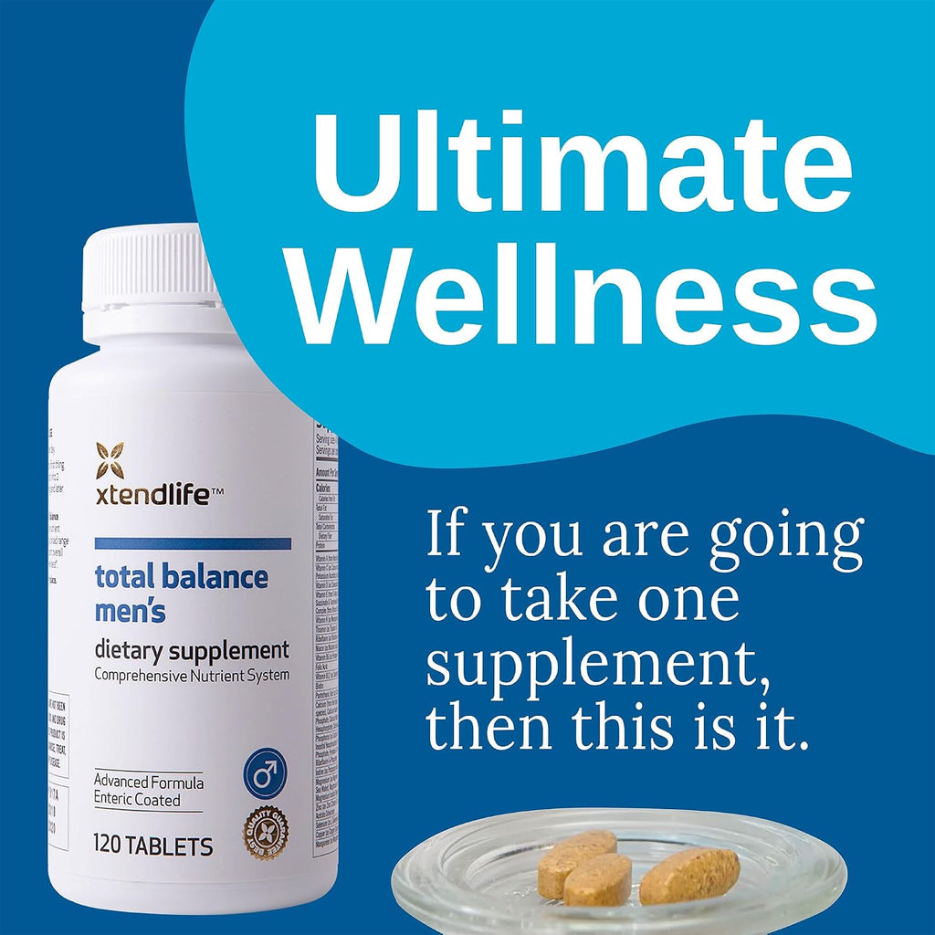 Xtendlife Total Balance Men's Multivitamin - Complejo Multivitamínico para Hombres
