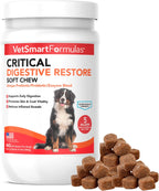 Critical Digestive Restore Soft Chews para Perros - Apoyo Probiótico de Fuerza Veterinaria con 10 Mil Millones de UFC por Dosis