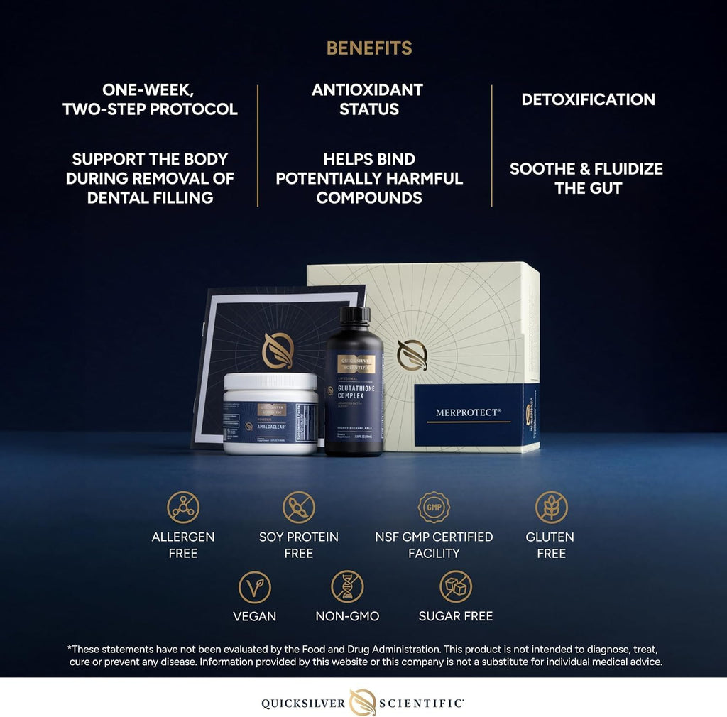 Kit MerProtect de Quicksilver Scientific: Cardo Mariano y Glutatión Liposomal (2 Productos)