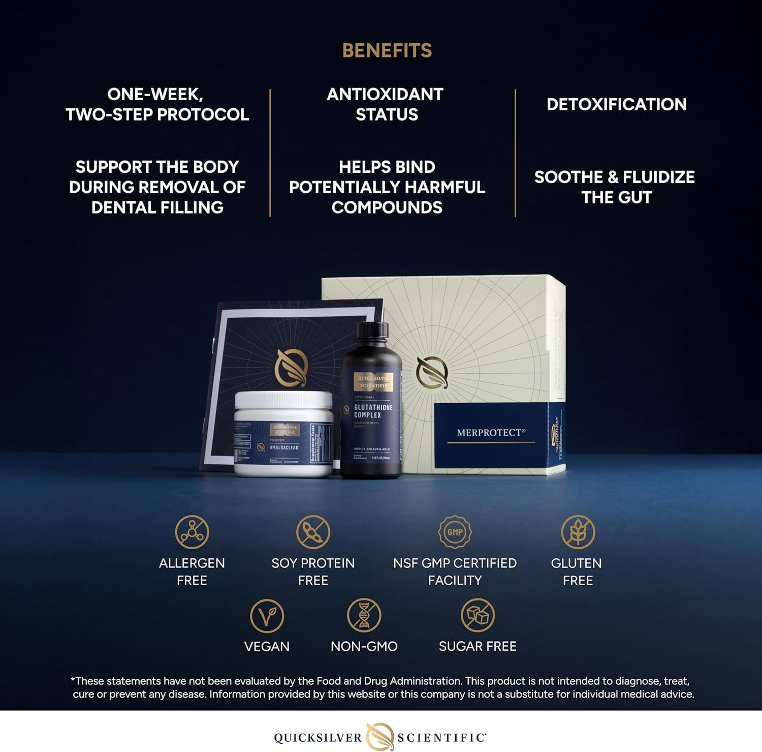 Kit MerProtect de Quicksilver Scientific: Cardo Mariano y Glutatión Liposomal (2 Productos)