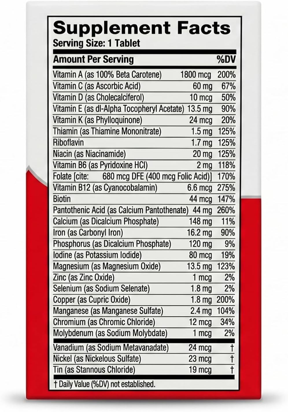 Geritol Complete Tabletas, 100 Comprimidos