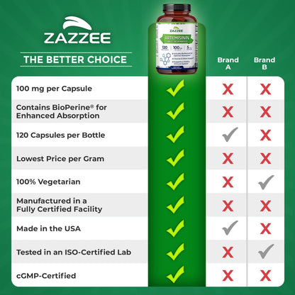 Zazzee Artemisinina de Alta Absorción, 100 – Apoyo antioxidante: La artemisinina puede ayudar a neutralizar los – Image 9