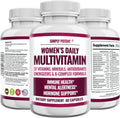 Simply Potent Multivitamínico para Mujeres – 37 Vitaminas y Minerales con Biotina, Té Verde y Complejo B, 60 Cápsulas