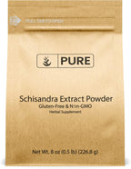 Pure Original Ingredients Schisandra en Polvo (113 g), No OGM, Sin Gluten, Baya de Cinco Sabores, Hierba Tradicional